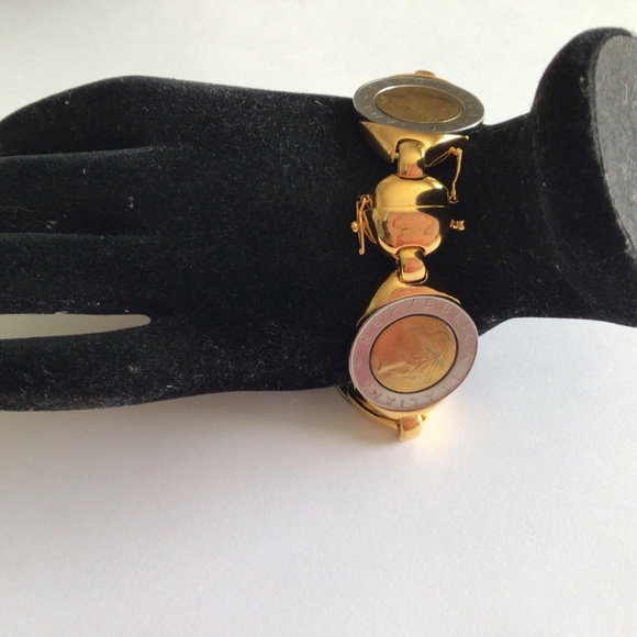 ✨ NWOT MILOR Bronzo Italia Polished 500 Lire Coin Station Bracelet, 6-3/4" - Picture 6 of 6